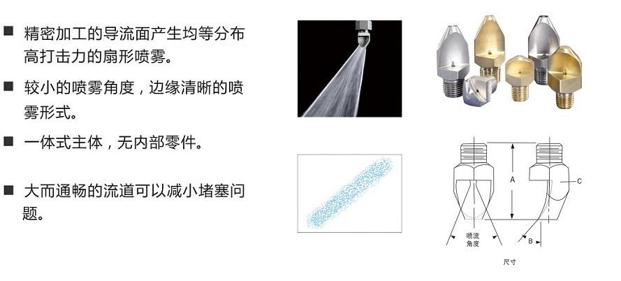 窄角型高打擊力<a href='http://www.wjlongda.cn/shanxingpenzui/' target='_blank'><u>扇形噴嘴</u></a>